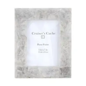 Pf-394 Cruisers Cach Cruiser S Natural Quartz Picture Frame Photo 5 Inch X 7 White #3