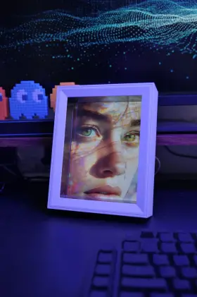 7477327 Cubevi Spatial Photo 7.9ftft Display 3d Digital Frame Portable Cube Box Tech Gadget