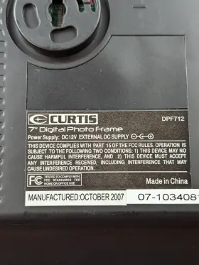 Dpf712 Curtis 039174223977 Digital Photo Frame 7 Inch Lcd Screen - Plug In Card And Play #3