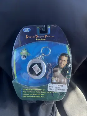 12490-khl Cyber Gear Vtg New Digital Photo Frame Keychain 42 Images