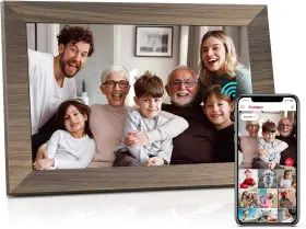 Damkee 256314874596 10.1 Wifi Digital Picture Frame Ips Touch Screen Smart Cloud Photo Fram