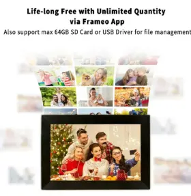 Sjd1001c Dammyty Wifi Digital Picture Photo Frame 10.1 Inch Touch Screen Hd #2