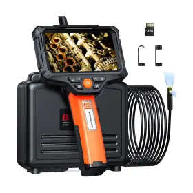 1920p Daxiongmao G51-b Endoscope Camera With Light 5 Inch Ips Screen Borescope Hd Inspe... Fast Ship