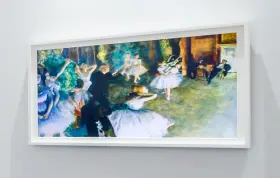 Depf4910us Depict 4k Uhd Digital Art Frame White 49 Inch Perfect Condition