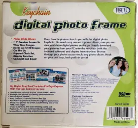 12498 Digital Concepts Sakar International Photo Frame Key Chain Keychain Pictures Brag Book Software #2
