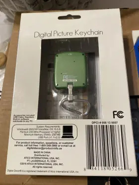 065130057 Digital Decor #065130057 2 Ea. Picture Keycha Inch New In Box #3