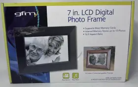 Digital Decor 719283006813 New Gfm Picture Frame 7 Inch Color Lcd Remote And Music Card Reader