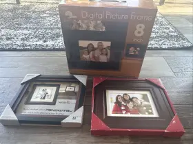 Dpf8010 Digital Decor 8 Inch Picture Photo Frame With Two Nib Frames Great Christmas Gift Present