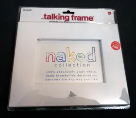 Wusdintf001 Dinotalk Talking Frame 6 Inch X8 Picture Size 3 X 5 Plain White - New