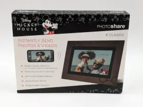 Disney 850020744008 Mickey Mouse Photoshare 8in Classic Digital Photoframe Fds08clm - Brown