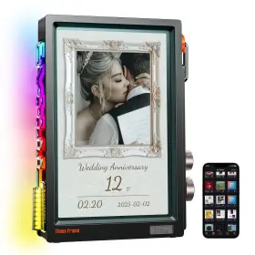 Frame-10.1 Divoom 840500109298 Times Inch Digital Picture Frame Transparent Ips Smart Linux Os With R