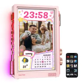 Frame-10.1 Divoom 840500109304 Times Inch Wifi Digital Picture Frame With 64gb Free App No Subs
