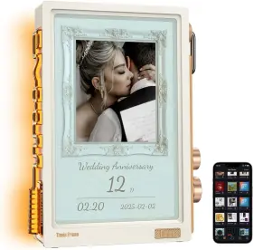 Divoom 840500109311 Times Frame 10.1 Inch Wifi Digital 64gb Ips Pixel Art Display - Nib