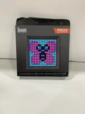 Pixoo-16 Divoom Pixel Art Led Sign - 16x16 App Control Clock Gaming Room