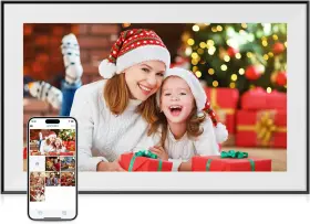 B0d8t1x19j Dragon Touch 15.6 Inch Large Digital Picture Frame - Wifi Photo
