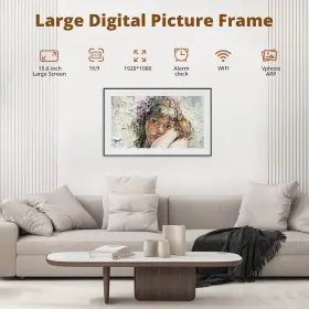 Dragon Touch 313105040049 Digital Picture Frame - 15.6 Inch Wifi Large Photo Wi #3