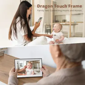 Dragon Touch 445042655611 10.1ftft Wifi Digital Picture Frame - 1280 800 Hd Ips Screen Di #3