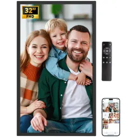Dragon Touch 850065712123 Large Digital Picture Frame 32 Inch Screen Wifi Photo Display