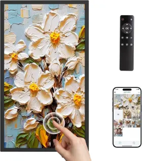 Dragon Touch 850065712659 Large Digital Picture Frame 21.5 Inch Black Screen Wifi Di