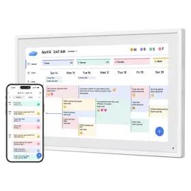 Tm10 Dragon Touch 15.6 Inch Digital Calendar Chore Chart 1080p Full Hd Interactive Touchscreen S