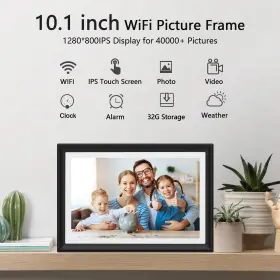 Dxmart 705252421145 Ssa Wifi Frame 32gb Digital Picture 10.1 Inch Photo #2