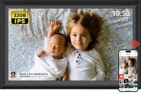 Dxmart 705252422647 Frameo 15.6 Inch Large Digital Photo Frame Picture Wifi Ips H