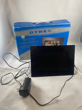 9h19a020258 Dynex 7 Inch Digital Picture Frame With Remote Ac Adapter Manual In Box