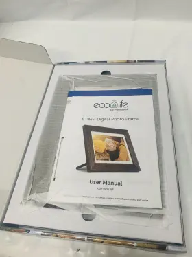 Eco4life 884945003759 8 Inch Wifi Wood Picture Frame Ultra Hd Touchscreen Ips 6g Cloud Memory #2