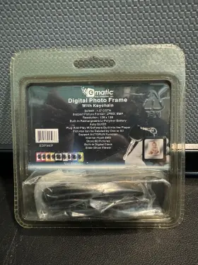 Edp161p Ematic Digital Photo Album With Keychain 8mb Pink New In Box #2