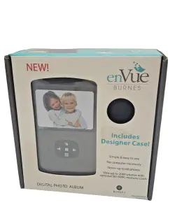 Envue Burnes 013208350433 Digital Photo Album Designer Case With 3.5 Inch Lcd Screen