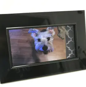 Pf9100 Etec 9 Inch Digital Photo Frame Music Video Calendar Alarm Wall-mount