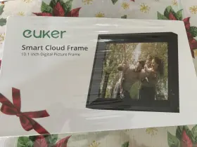 Euker 196336304650 Cloud 10.1 Inch Wifi Touch Screen Ips 16gb Digital Photo Frame - Sealed
