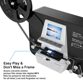 Eyesen 711379826992 8mm And Super 8 Reels To Digital Film Scanner Converter Digitizer With 2 #2