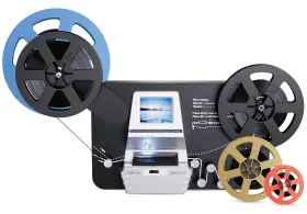 Eyesen 711379826992 8mm And Super 8 Reels To Digital Film Scanner Converter Digitizer With 2