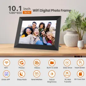 Fangor 313113512538 10.1 Inch Wifi Digital Picture Frame 1280x800 Hd Ips Touch Screen Electr #3