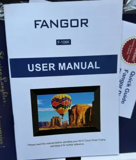 F-106k Fangor Digital Frame F-106k. 10.1 Inch Frame. New Open Box. 23 Obo #2