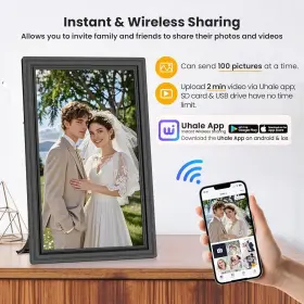 M0882 Fangor Uhale 15.6 Large Digital Picture Frame 64gb Wifi Electronic Photo Frames 19