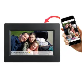 Feelcare 002128740884 7 Inch Smart Wifi Digital Picture Frame With Touch Screen Send Photo