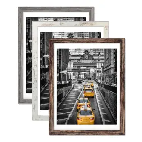 Finefrarm 704078833675 12x16 Frames Set Of 3 Display Pictures 11x14 With Mat Or Diamond Painti
