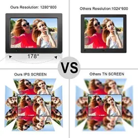 4354356024 Flyamapirit Digital Picture Frame - Slideshow Electronic Photo Display With 10.1 Inch #3