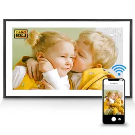 1920 Flyamapirit 786051206669 Digital Picture Frame 32g Wifi - 15.6 Inch Photo With 10