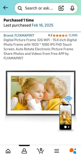 X003yey2yp Flyapirit Digital Picture Frame 32gb Wifi 15.6 Inch Screen 1080p Touch