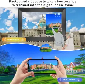 Foojoe 726084387737 Uhale 10.1inch Digital Picture Frame Wifi Smart Touch Screen Photo #3