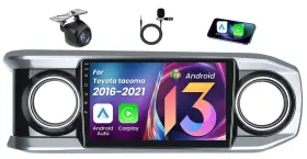 Fortdows 750872694134 Car Radio For Toyota Tacoma 2016-2021 10.1 Inch 1280 800 Touch Screen Ste