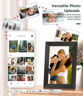 Frame 711181186109 Digital Photo Wifi Smart Picture Free Unlimited Storage Shar #2