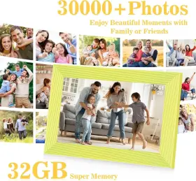 Bc-1001-green Frameo 10.1 Inch Wifi Digital Picture Frame 1280x800 Ips Touchscreen Display 32gb Green #3