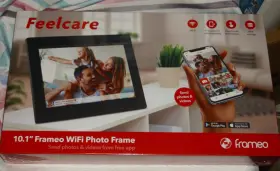 X001sil0u3 Frameo New Feelcare Photo Frame Black 10.1 Inch Wifi Touchscreen 8gb Sealed