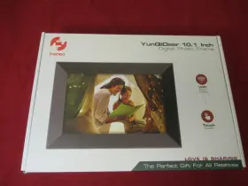X002u6butd Frameo Yuniqideer Digital Picture/photo Frame 10.1 Inch Touch Screen Black New