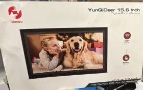 Yq1502h Frameo Yunqideer 15.6 Inch Ips Wi-fi Touchscreen Digital Photo Frame Black