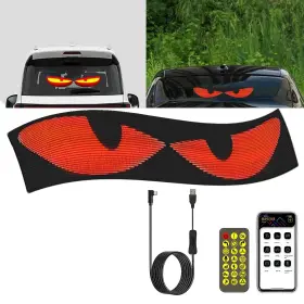 Hrp-2064 Fteoyel Evil Eye Led Screen Matrix Display Panel With Bluetooth App Control Usb Powe
